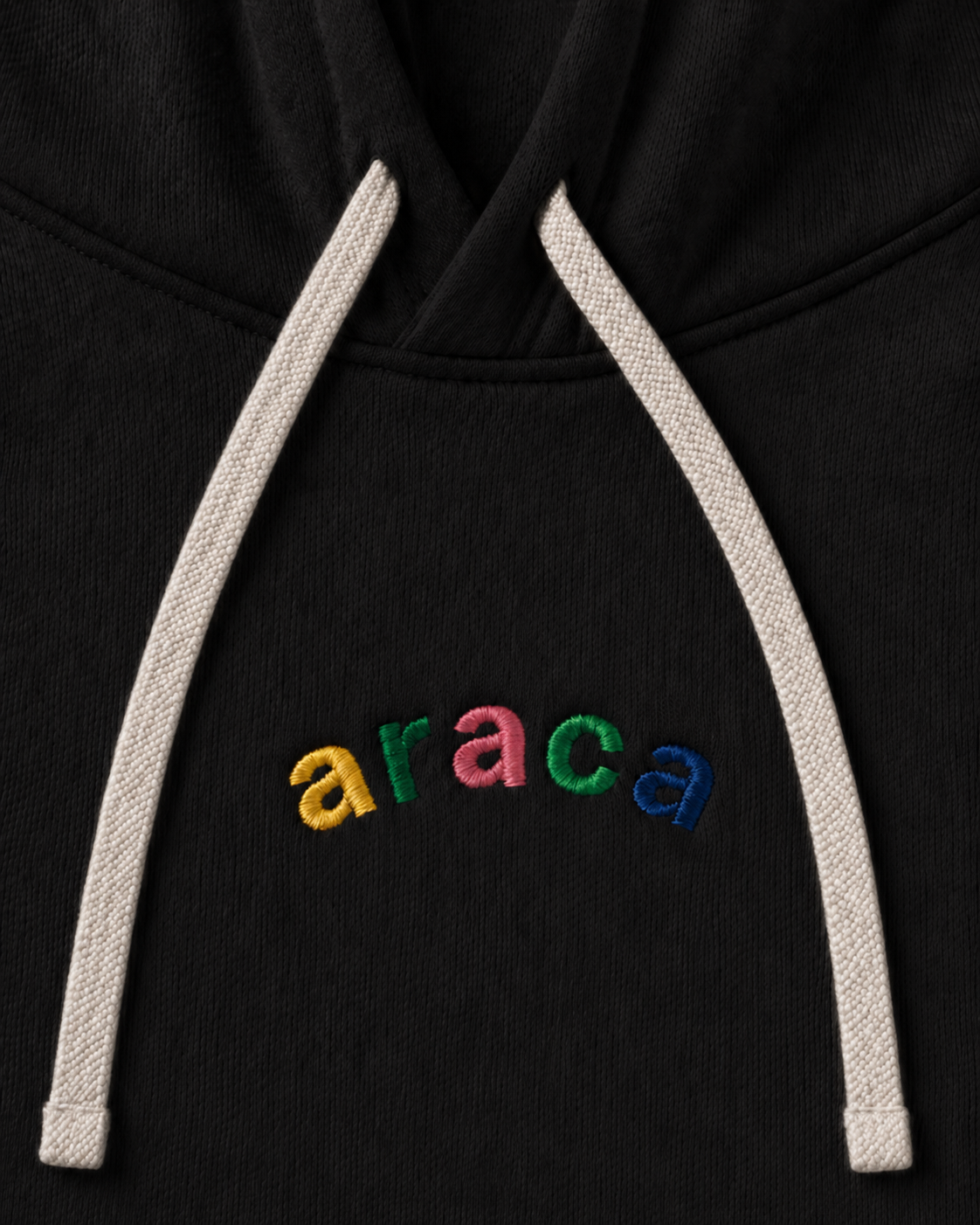 Araca Colors Hoodie - Black