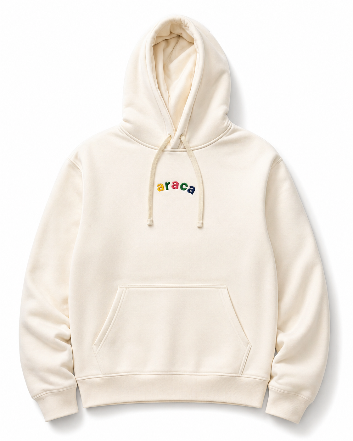 Araca Colors Hoodie - White