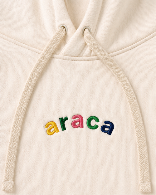 Araca Colors Hoodie - White