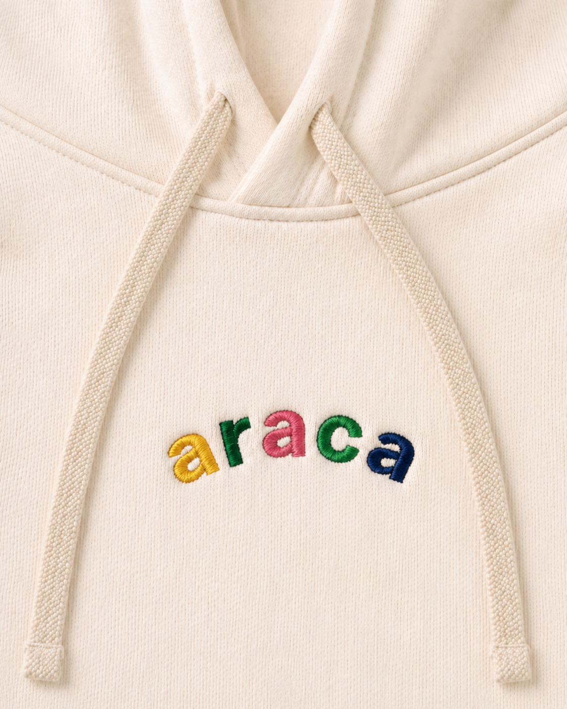 Araca Colors Hoodie - White