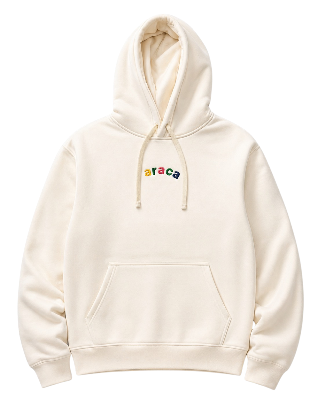 Araca Colors Hoodie - White